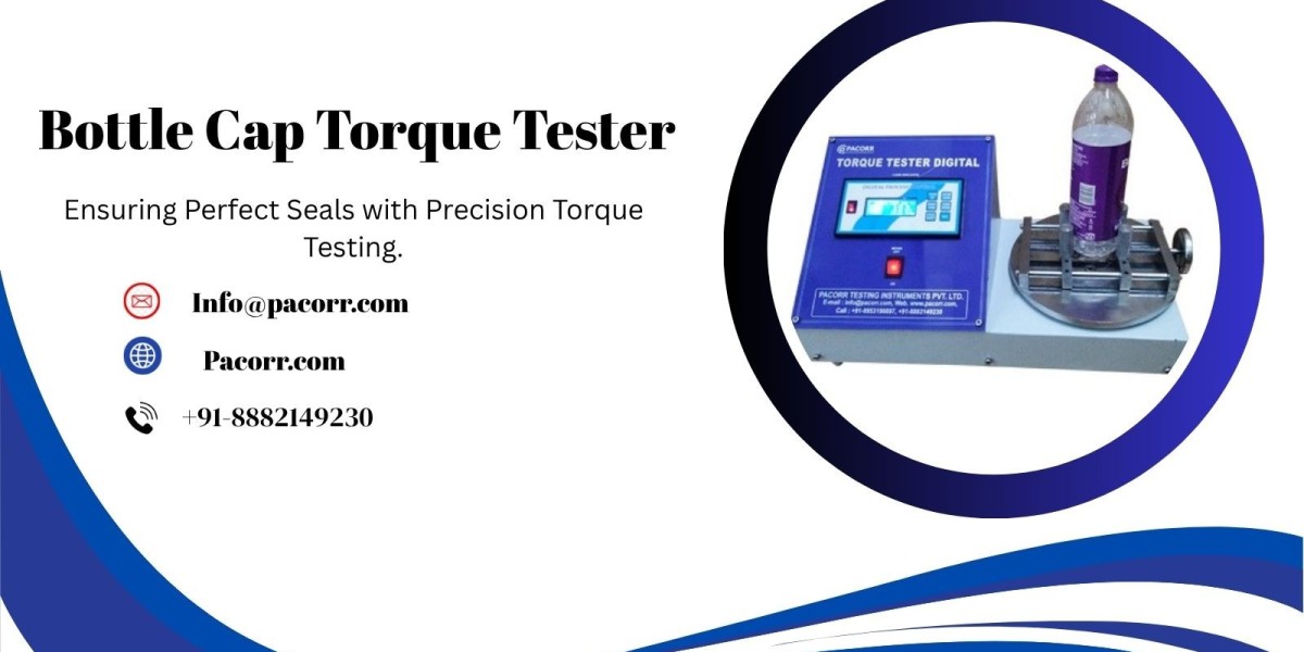 Bottle Cap Torque Tester – Precision Packaging Testing with Pacorr